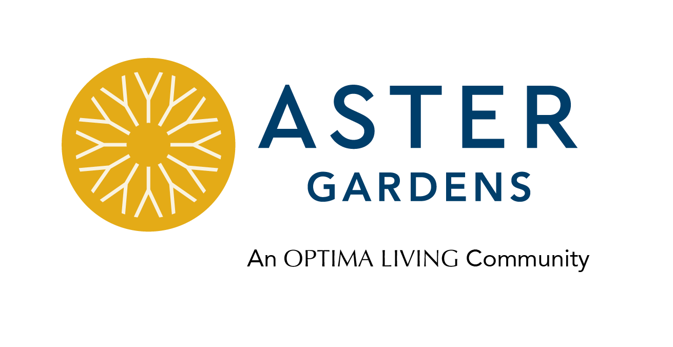 A logo of Aster Gardens