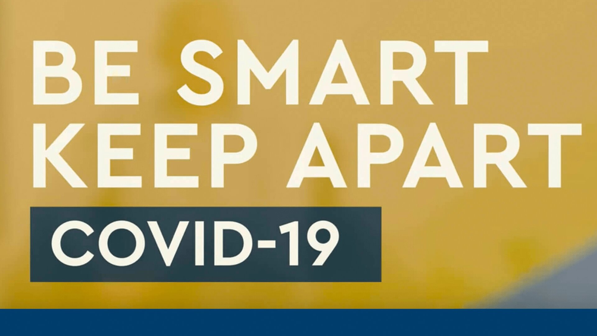 Be prepared and keep apart during COVID-19