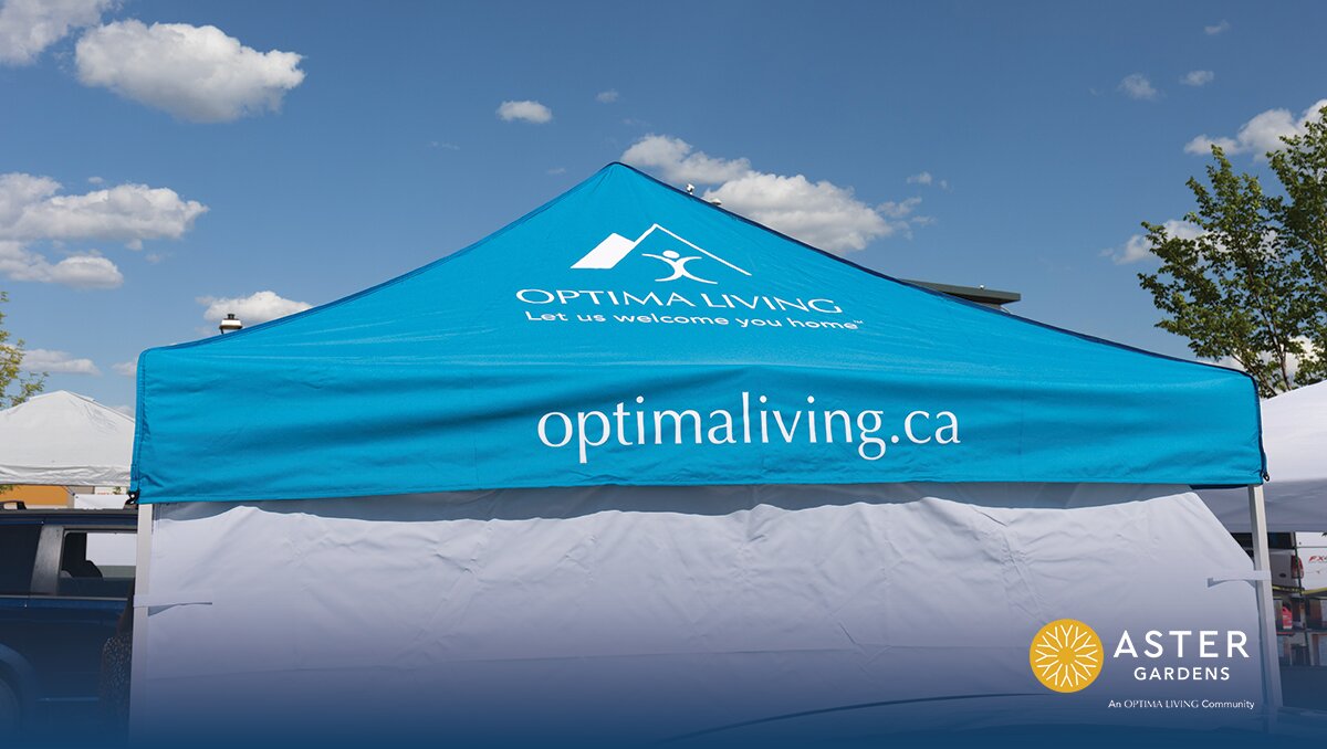 A booth of optima living