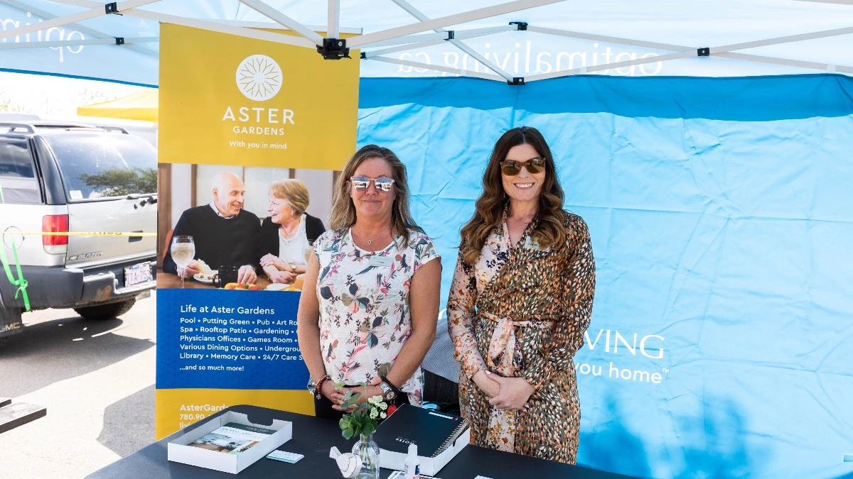 Aster gardens booth