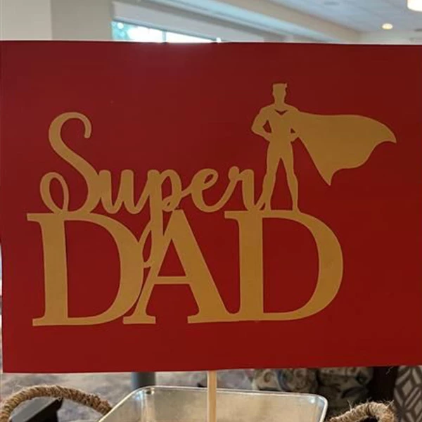 Sign that says,